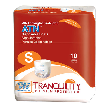 Tranquility 2184 ATN Maximum Protection Incontinence Brief, Small