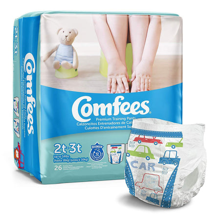 Attends CMF-B2 Comfees Training Pants, 12-Hour Protection, Male Toddler