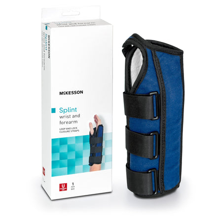 McKesson Left Wrist / Forearm Splint, One Size Fits Most
