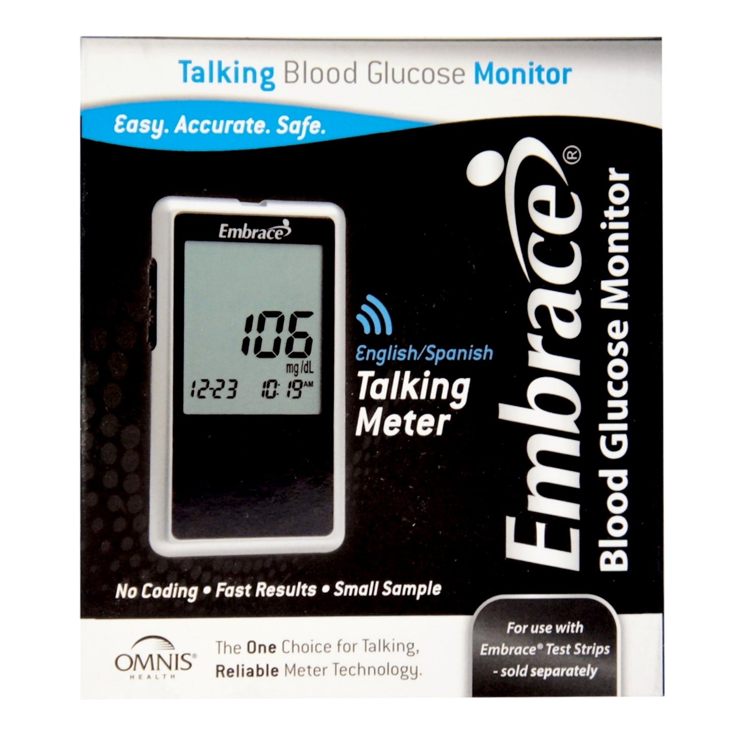 Embrace® Talking Blood Glucose Monitor