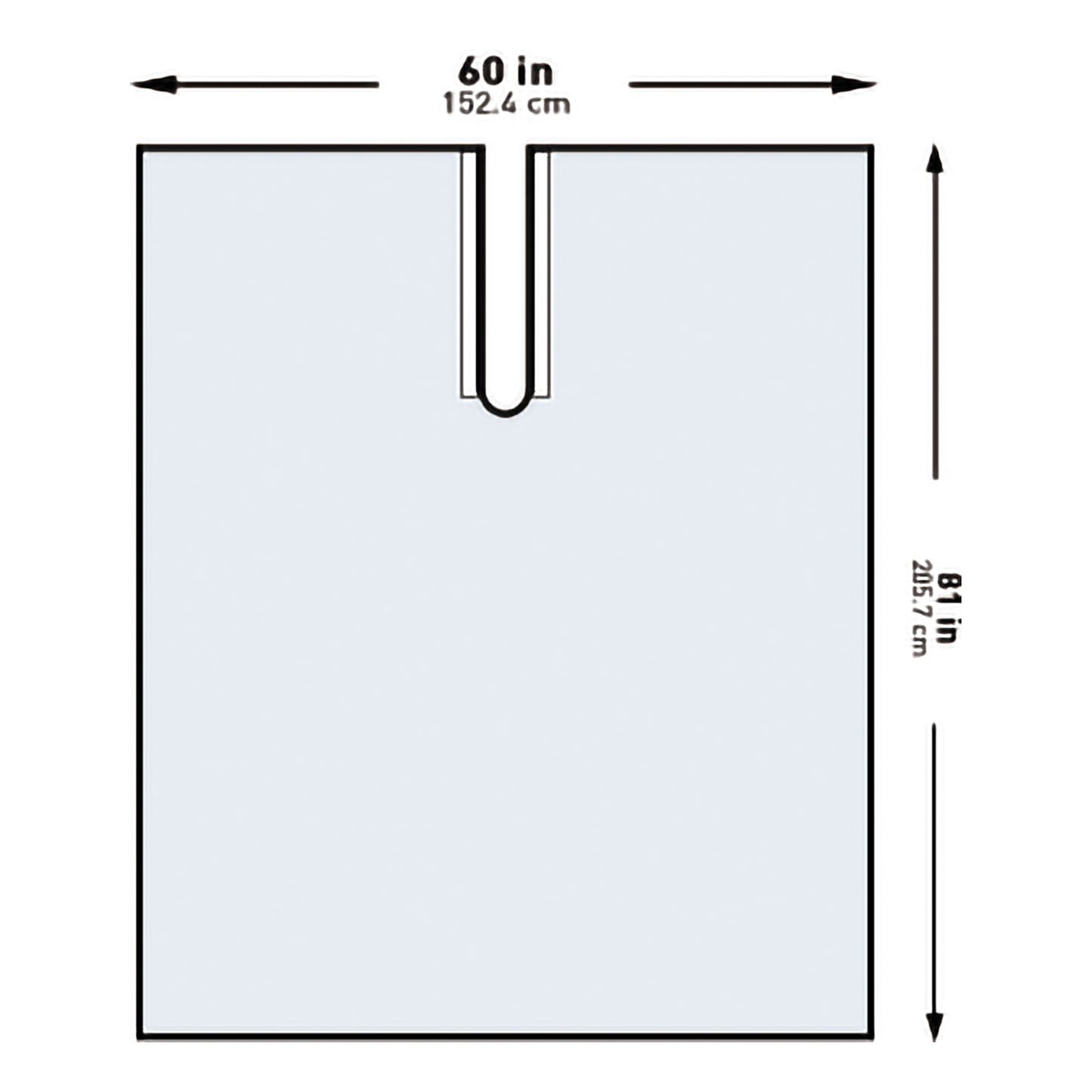 McKesson Sterile Impervious U-Drape, 60 x 81 Inch