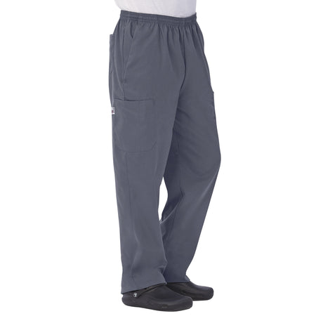 Fashion Seal Uniforms 8073-M Scrub Pants Ultimate Cargo Medium Pewter Unisex