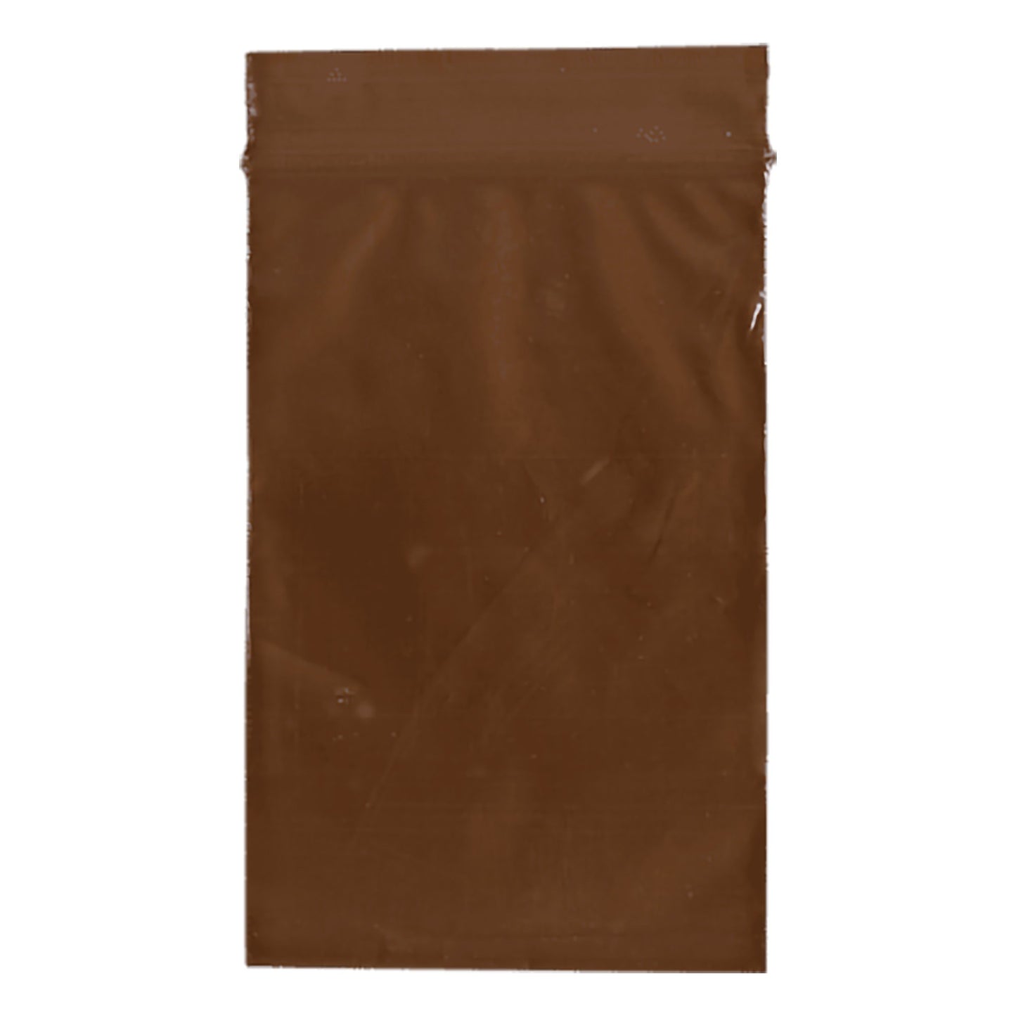 Reclosable UV Protection Bag 2-1/2 X 9 Inch Plastic Amber Zipper Closure