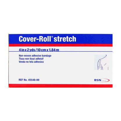 Cover-Roll® Stretch Dressing Retention Tape with Liner 4 Inch x 2 Yard, White