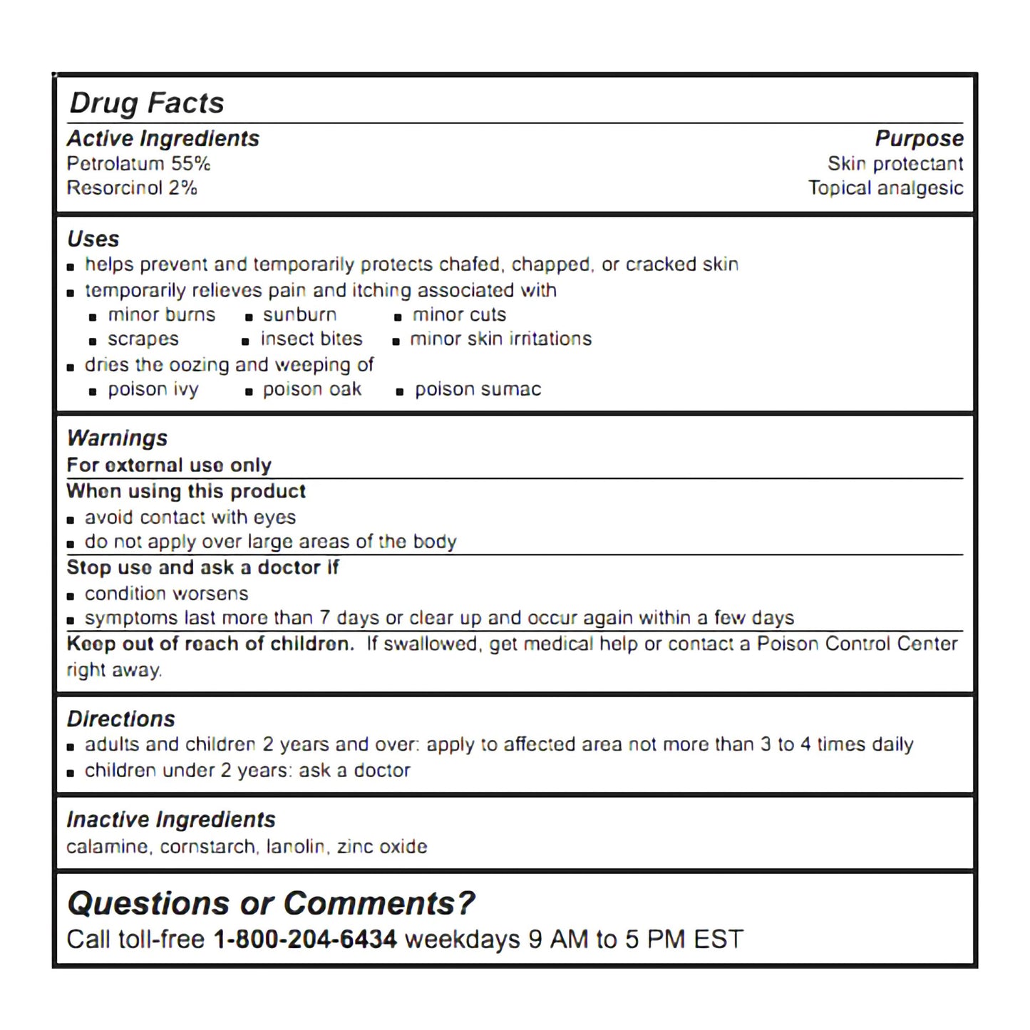 Resinol® Petrolatum / Resorcinol Itch Relief