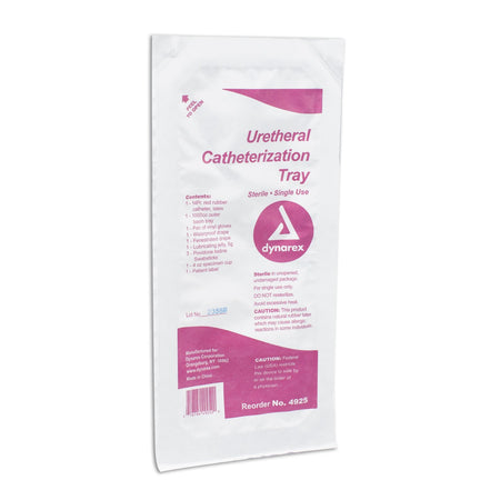 Dynarex 4925 Intermittent Catheter Kit, 14 Fr.