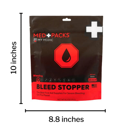 Med Packs™ First Aid Kit to Stop Bleeding – Emergency Supplies in Portable Pouch