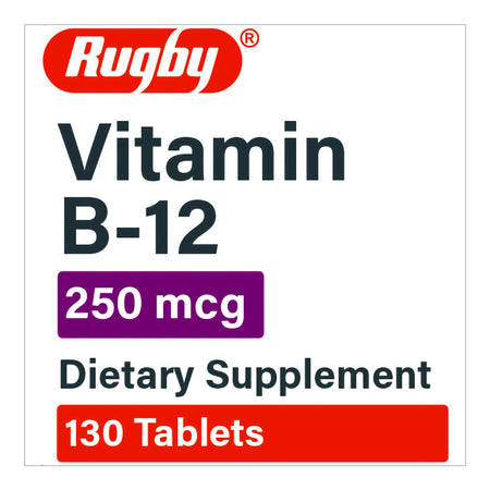 Major Pharmaceuticals 536141638 Rugby Vitamin B-12 Supplement