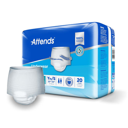 Attends® Advanced Underwear, Youth / Small