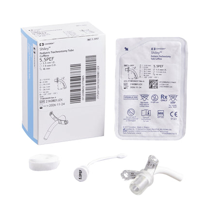 Medtronic 5.5PEF Uncuffed Tracheostomy Tube Shiley Size 5.5 Pediatric