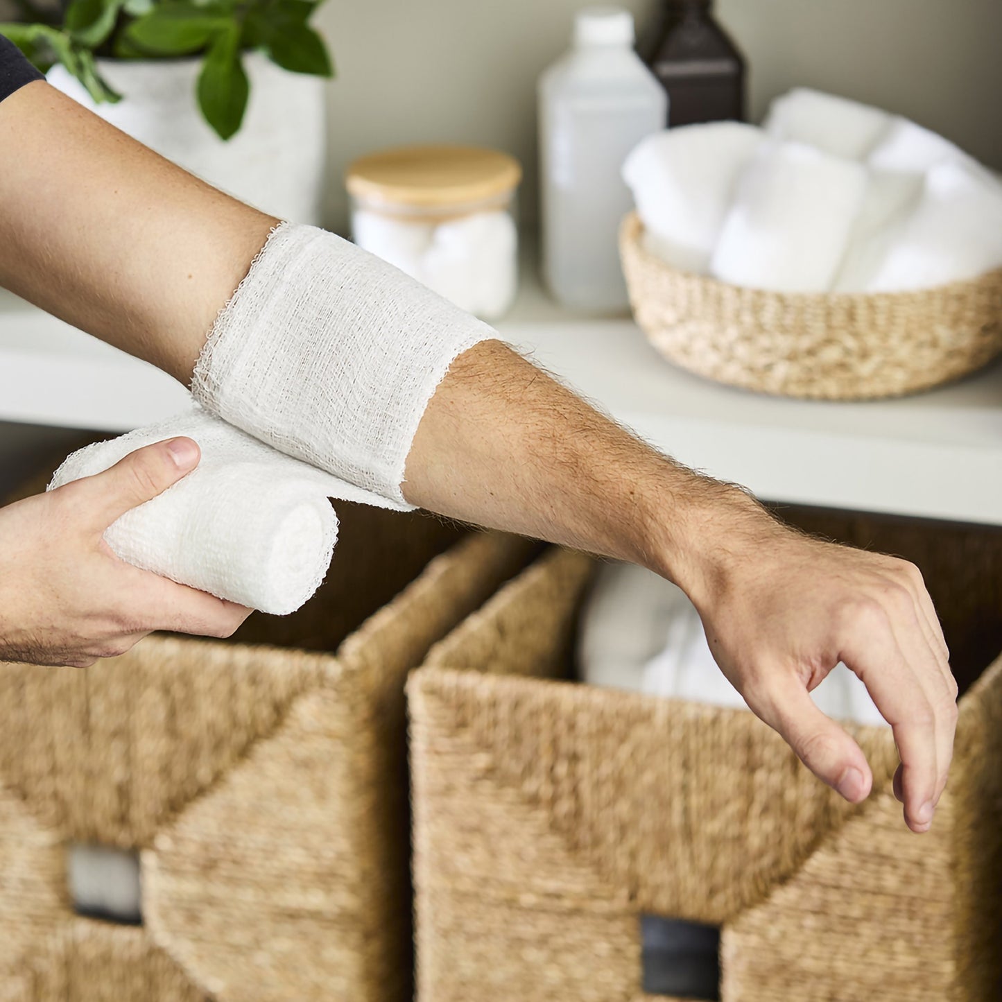 CareStock™ Nonsterile Gauze Bandage Roll, Sterile, 4.5 Inch x 4.1 Yard