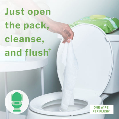 McKesson Flushable* Wet Wipes XL - Scented, 48 Wet Wipes per Pack