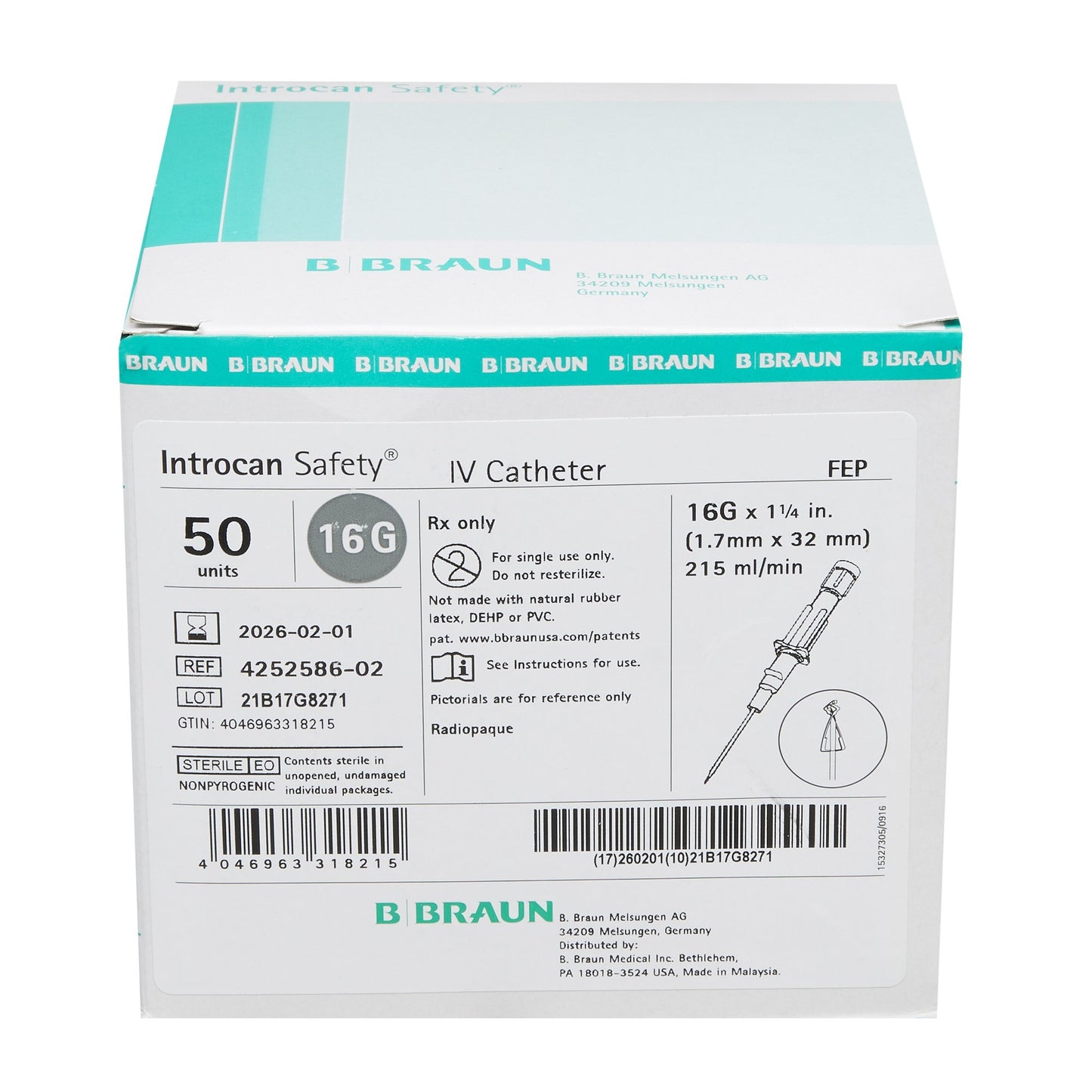 Introcan Safety® Peripheral IV Catheter