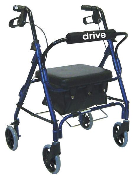 drive™ Junior Four-Wheel Rollator, 28 – 33 Inch Handle Height