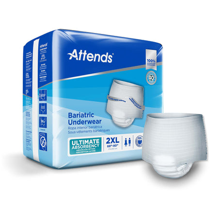 Attends AU50 Bariatric Protective Underwear, 2X-Large