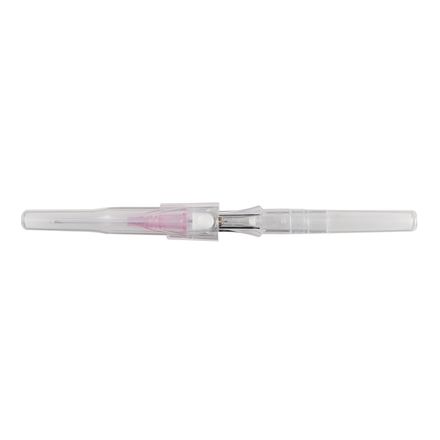 Peripheral IV Catheter McKesson Prevent® R 20 Gauge 1 Inch Straight Hub Non Blood Control Push Button Safety