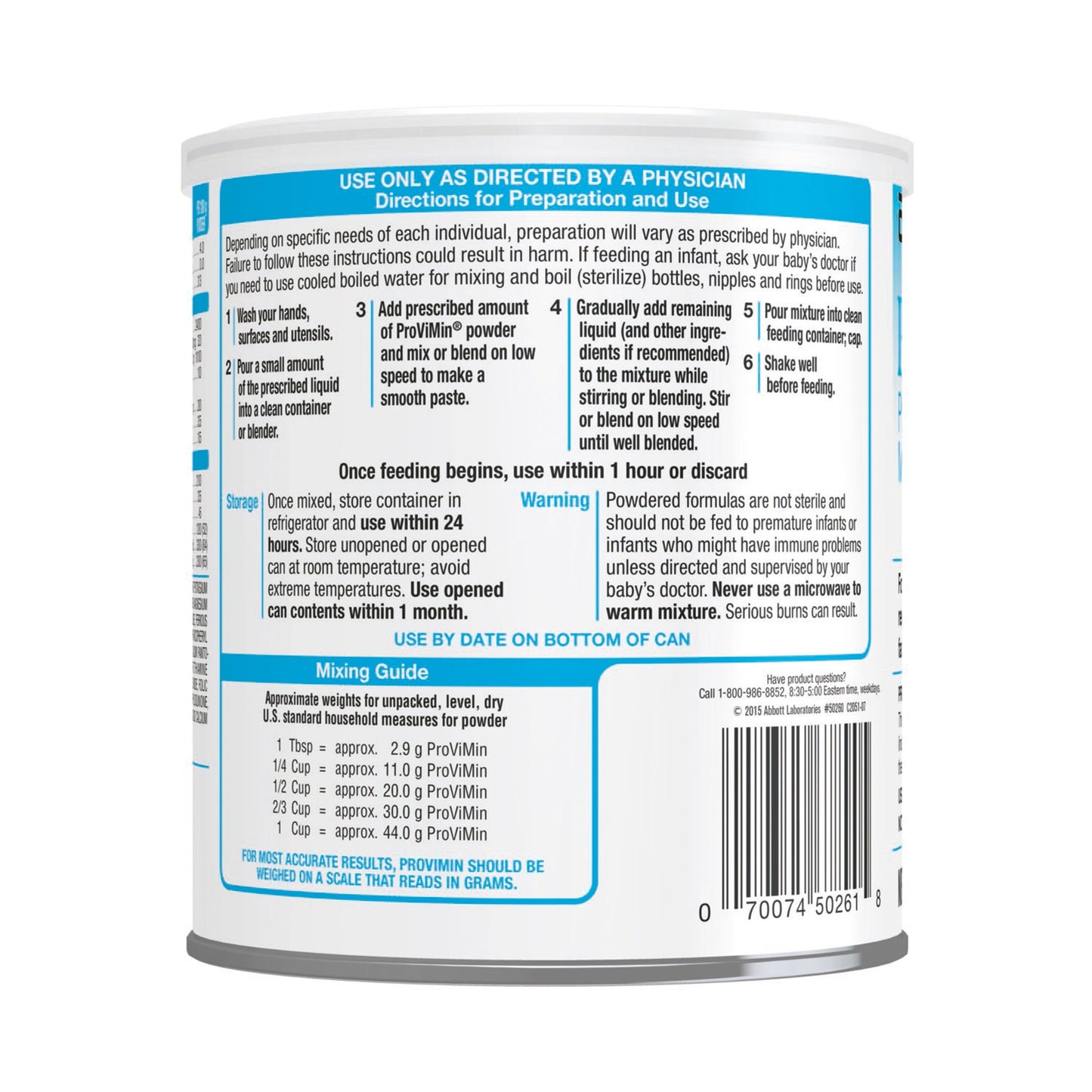 ProViMin® Protein-Vitamin-Mineral Module with Iron, 5.3-ounce can