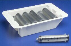 Cardinal 8881512258 Monoject Pharmacy Tray, 12 mL, Flat Top Style, Luer Lock Tip