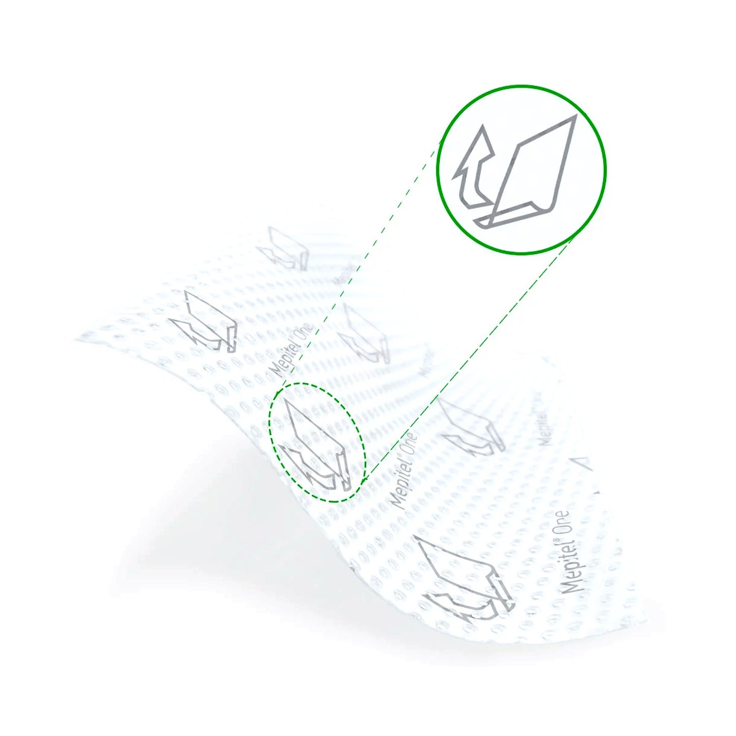 Mepitel® One Wound Contact Layer Dressing, 6-4/5 x 10 Inch