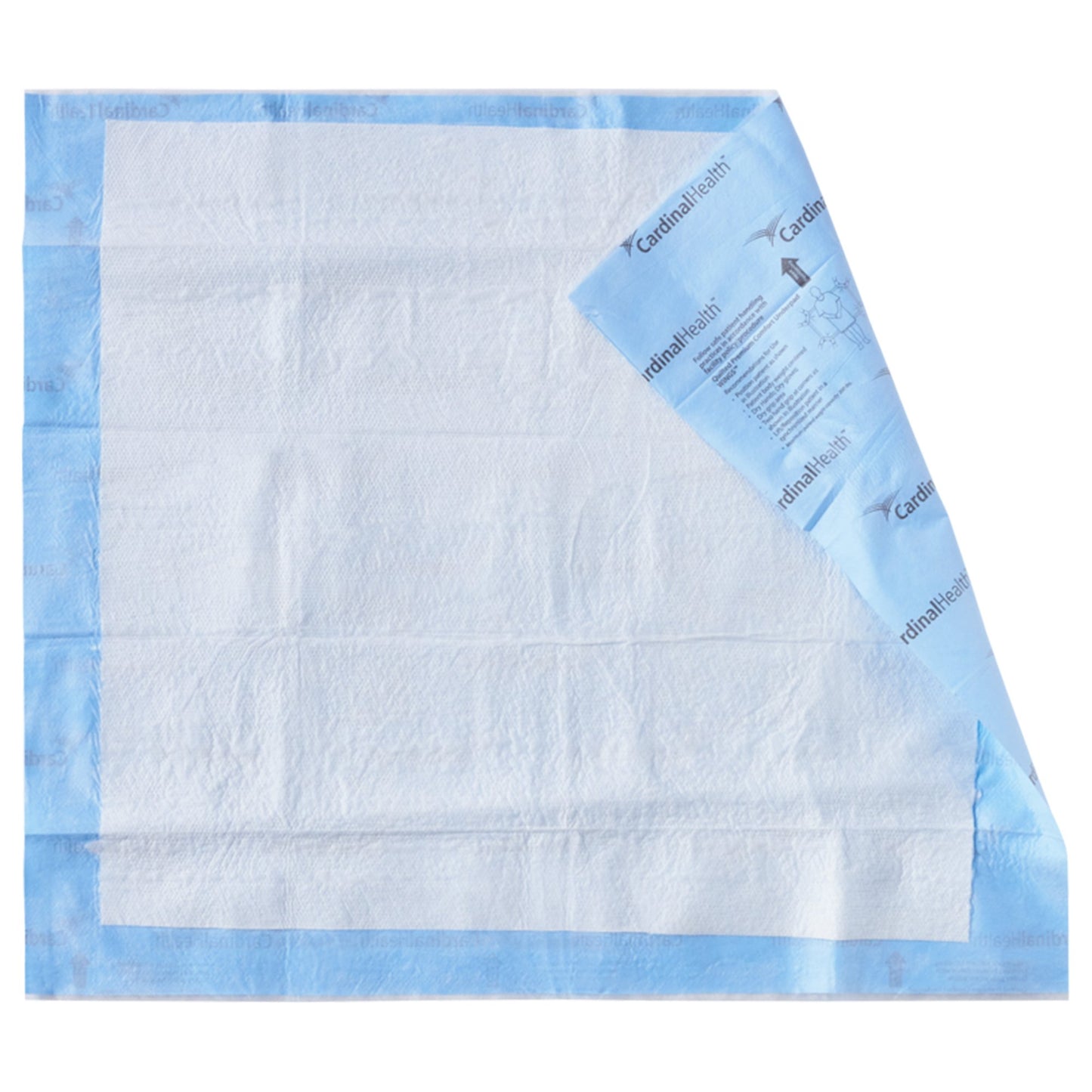 Cardinal P3036C Wings™ Quilted Premium Comfort Maximum Absorbency Positioning Underpad, 30 x 36"