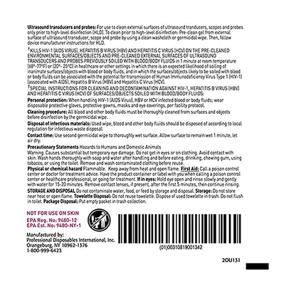 Sani-Cloth® Prime Extra Large Germicidal Disinfectant Wipes, 11.5 x 11.75 Inch