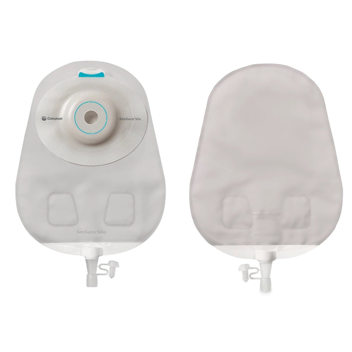 SenSura® Mio Convex Deep 1-Piece Transparent Urostomy Pouch, 10 – 43 mm Stomas