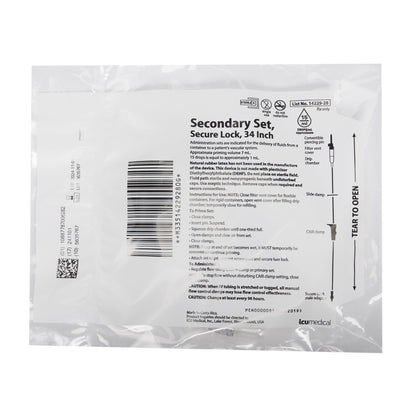 Hospira ICU Secondary Set