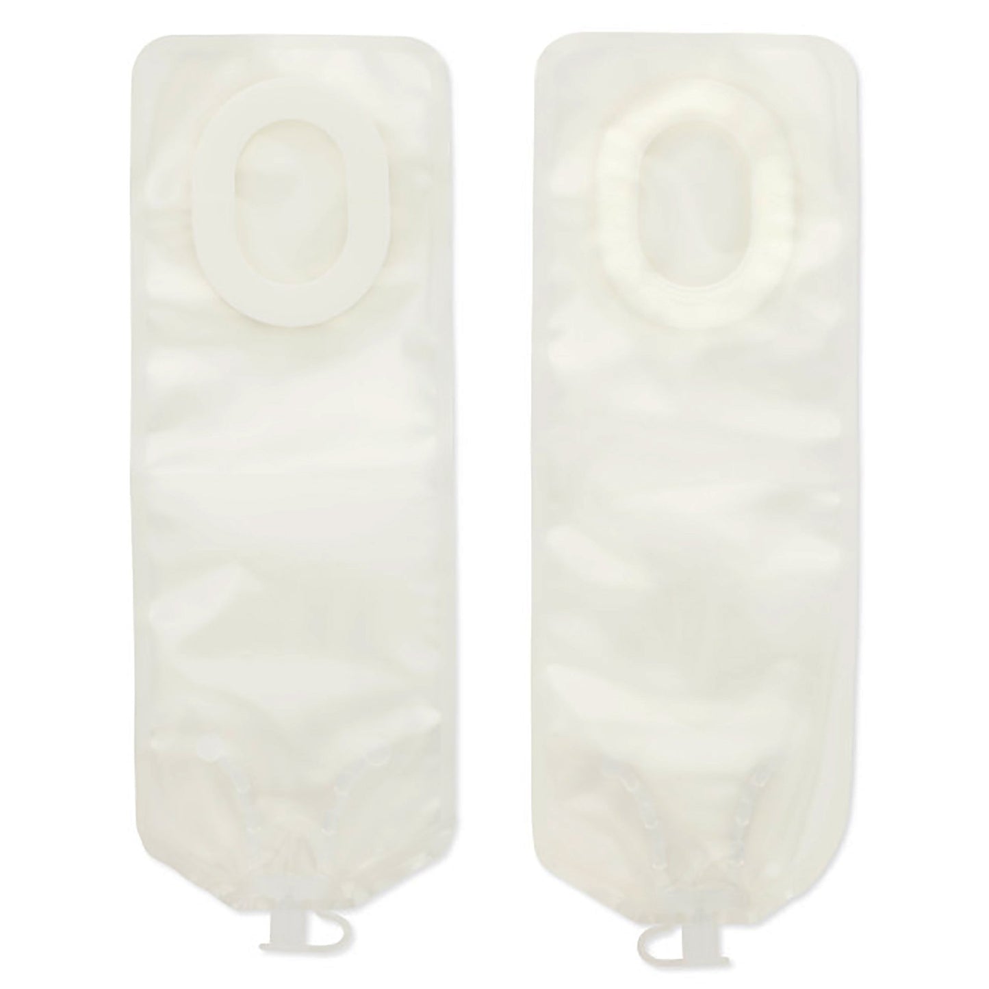 Pouchkins™ One-Piece Drainable Transparent Colostomy Pouch, 6 Inch Length, 7/8 to 1-3/8 Inch Stoma