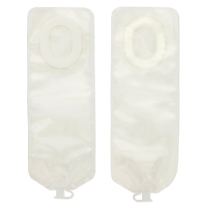 Pouchkins™ One-Piece Drainable Transparent Colostomy Pouch, 6 Inch Length, 7/8 to 1-3/8 Inch Stoma