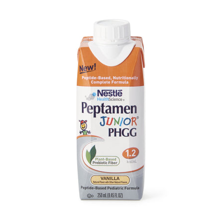 Nestle Healthcare Nutrition 00043900904849 Peptamen Junior PHGG Peptide-Based Pediatric Formula, Vanilla