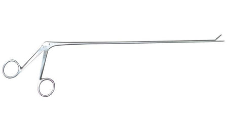 Foreign Body / IUD Removal Forceps MedGyn 8 Inch Length Metal Sterile NonLocking Finger Ring Handle Hinged Serrated Alligator Jaws