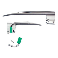Laryngoscope Blade McKesson Miller Type Fiberoptic Light Universal NonSterile
