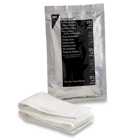 Solventum 75335 3M Scotchcast Quick Step Double Sided Felt Padded Splint, 3 x 35 Inch