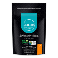 Deterra® Drug Disposal Pouch for Disposal of Pharmaceuticals, Small