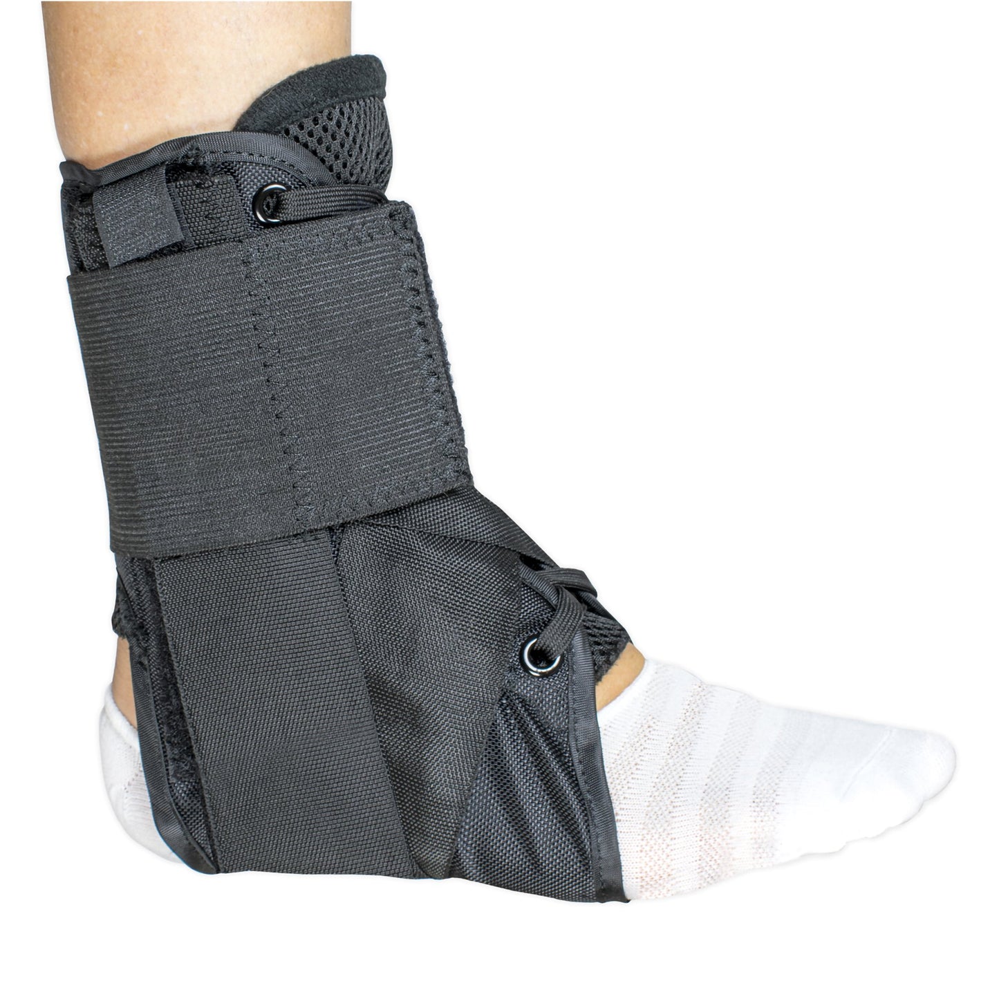 McKesson Low Profile / Open Heel / Open Toe Ankle Brace, Medium