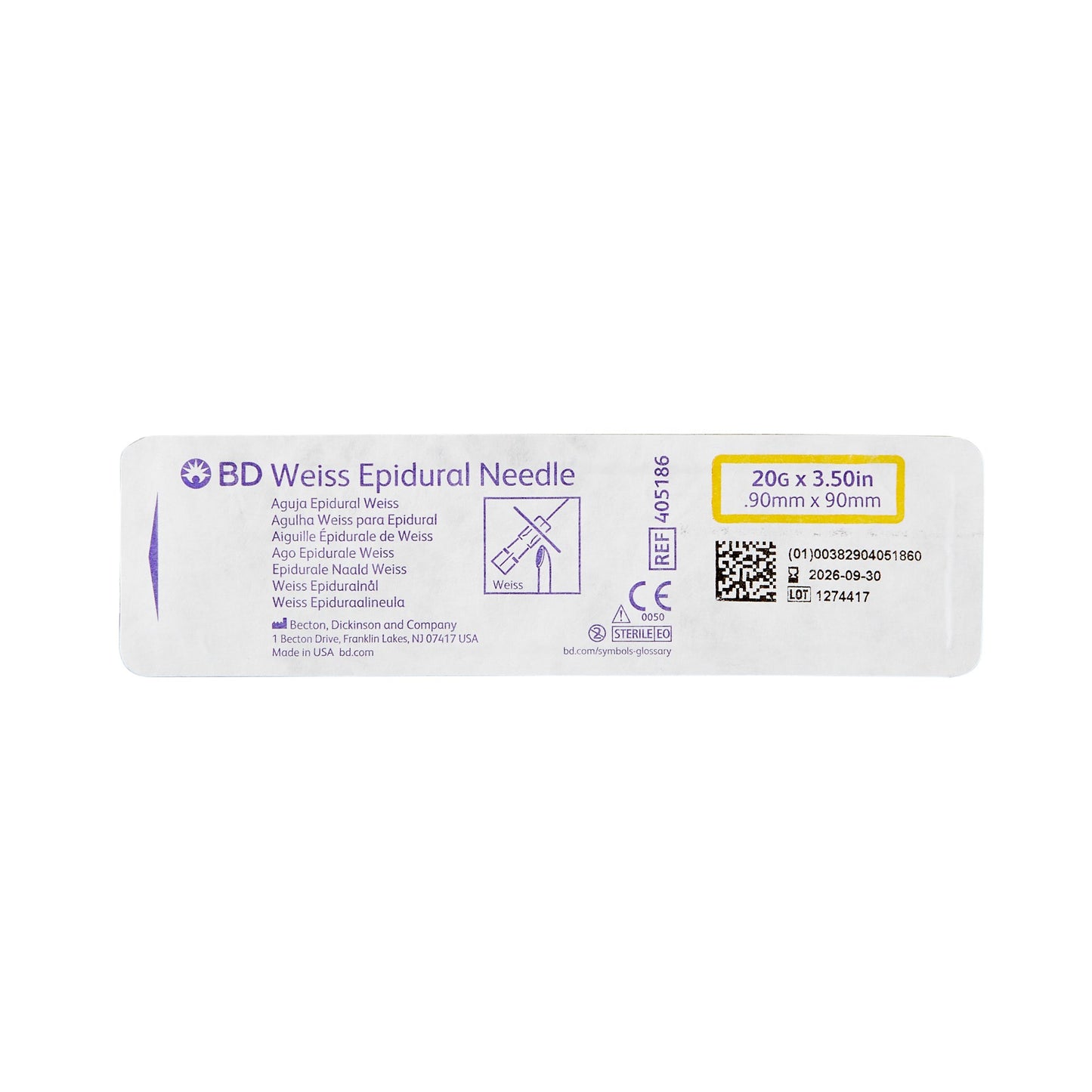 Perisafe™ Epidural Needle