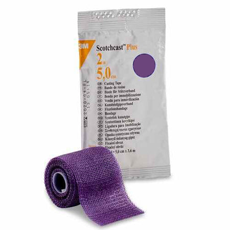 Solventum 82002U 3M Scotchcast Plus Purple Cast Tape, 2 Inch x 4 Yard