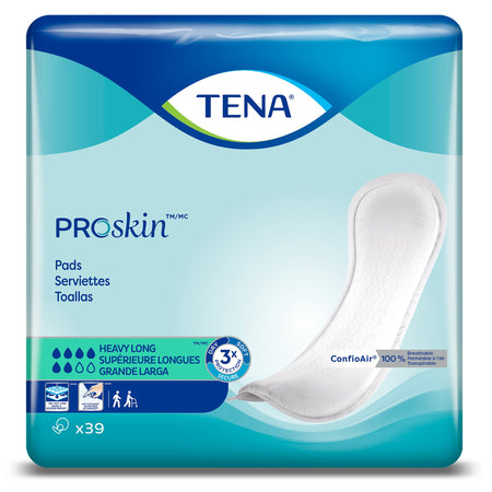 Essity 47619 Tena ProSkin Heavy Absorbency Bladder Control Pads, Dry-Fast Core