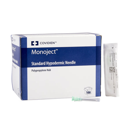 Cardinal 1188818100 Monoject SoftPack Hypodermic Needle, 18 Gauge, 1 Inch Length