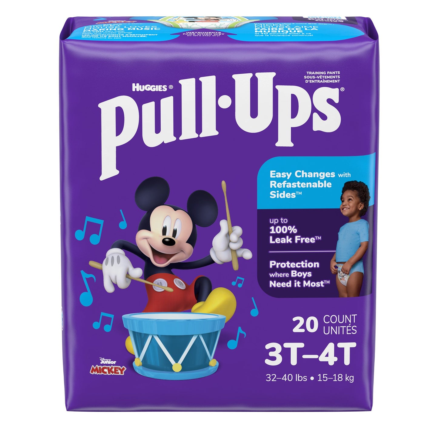 Huggies Pull-Ups® Learning Designs® for Boys Training Pants, 3T to 4T