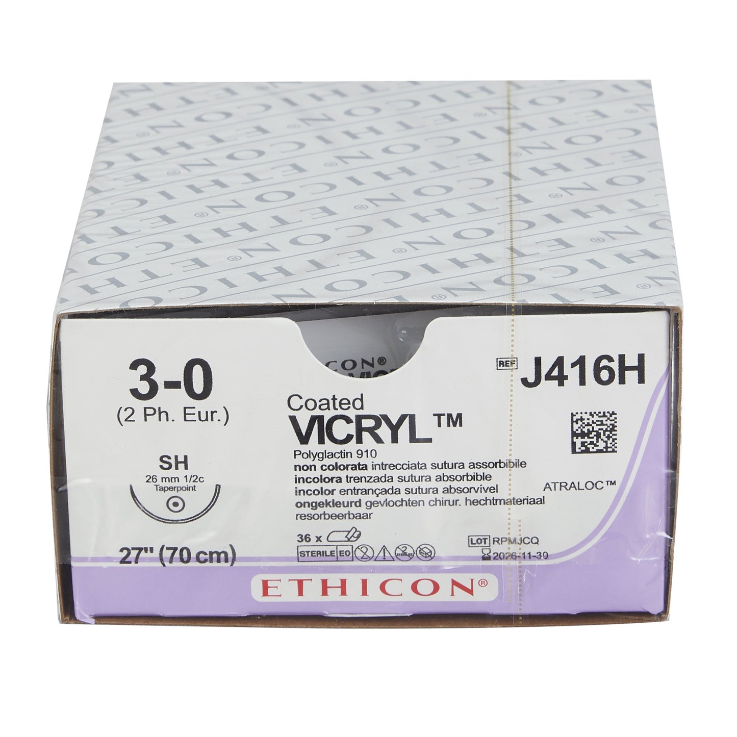 Coated Vicryl™ Suture with Needle