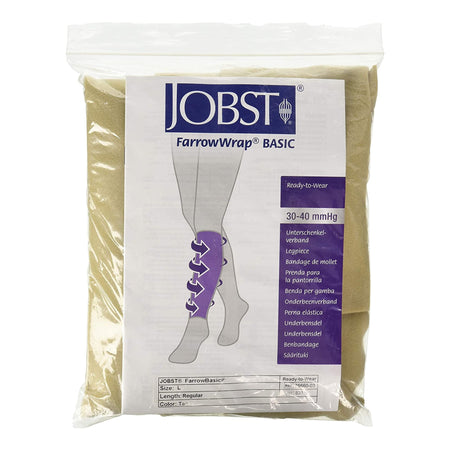BSN Medical FWBA-O-LRT4 Compression Wrap Jobst FarrowWrap Basic Large Tan Leg