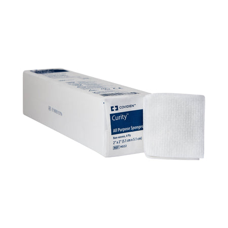 Cardinal 9022 Curity Nonwoven Sponge, 2 x 2 Inch, 4-Ply
