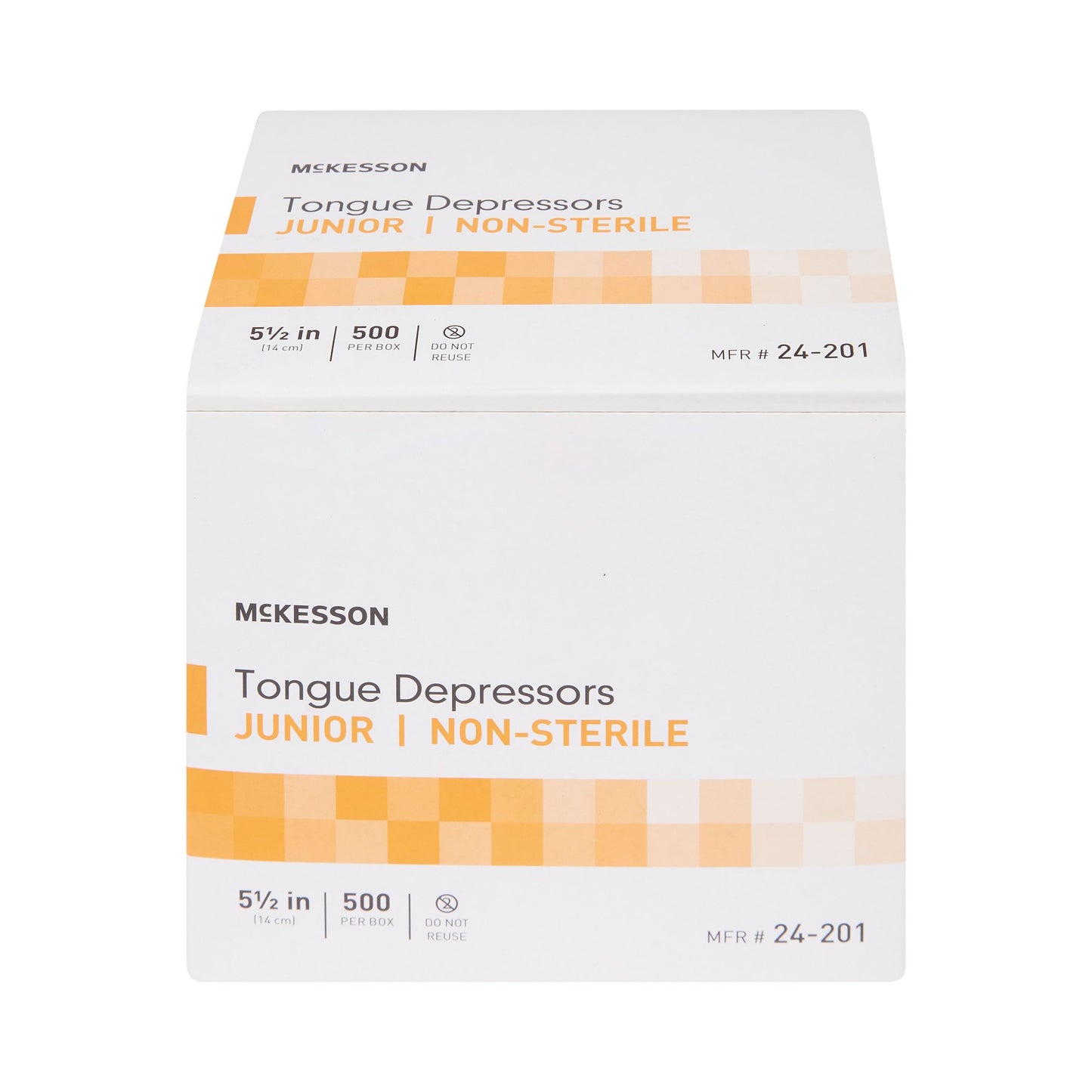 McKesson Tongue Depressor, Wide Blade, nonsterile, Junior