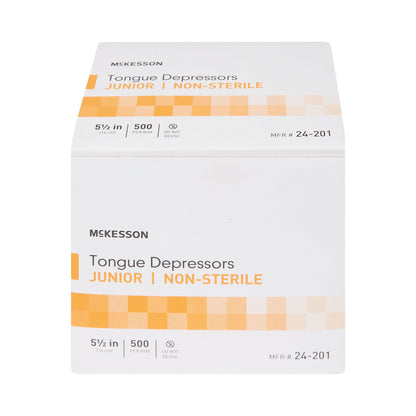McKesson Tongue Depressor, Wide Blade, nonsterile, Junior