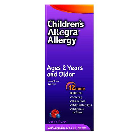 Chattem 41167424404 Children's Allegra Fexofenadine Allergy Relief