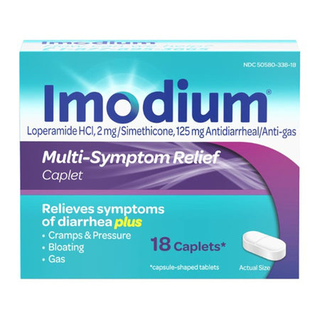 J & J Sales 50580033818 Imodium Multi-Symptom Relief Caplets