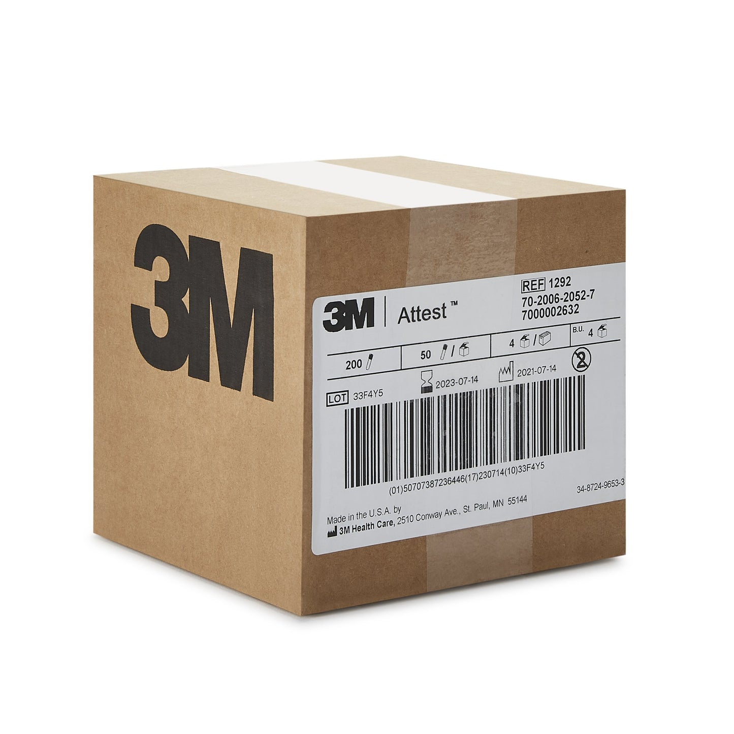 3M™ Attest™ Rapid Readout Sterilization Biological Indicator Vial