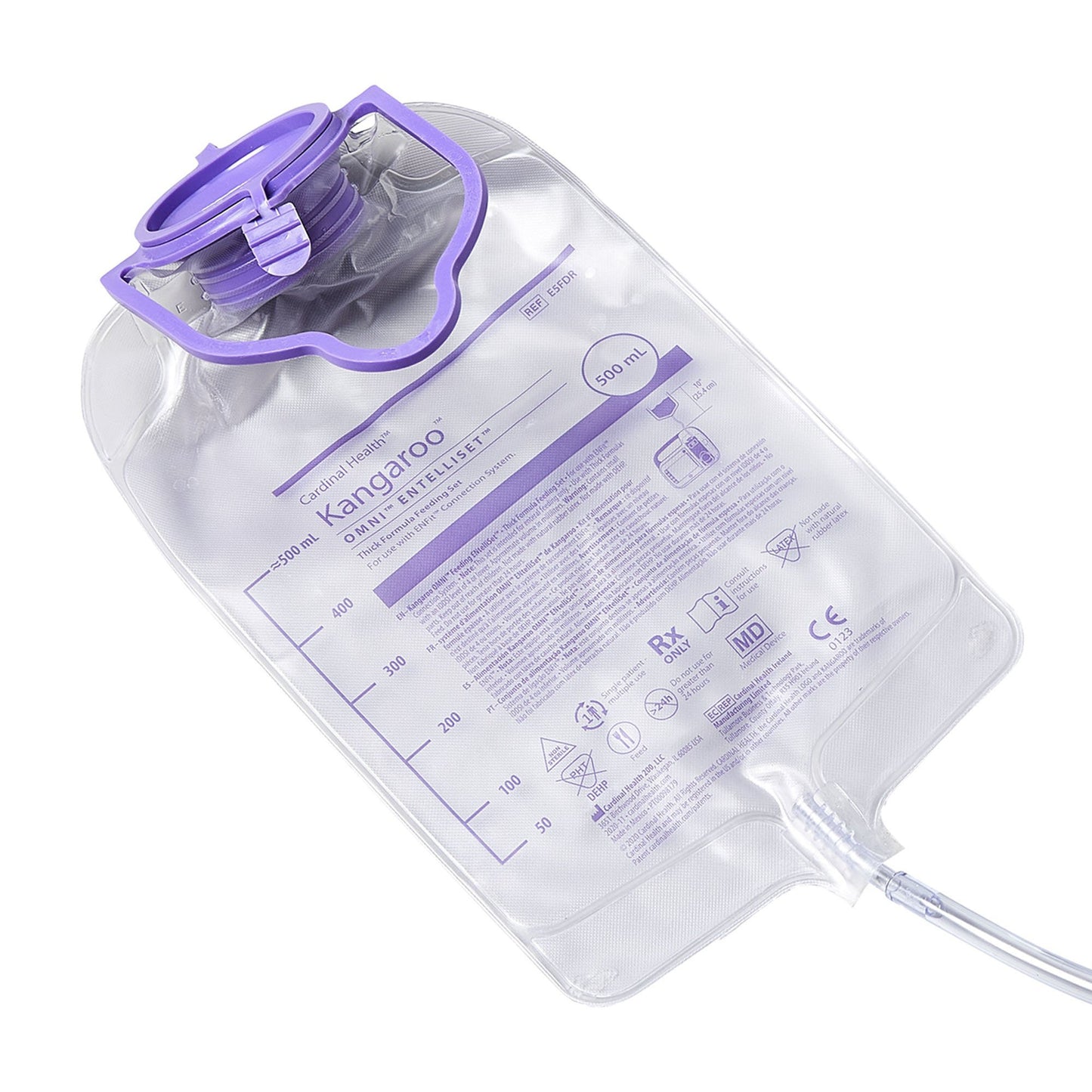 Enteral Feeding Pump Bag Set Kangaroo OMNI™ ENtelliSet™ 500 mL NonSterile