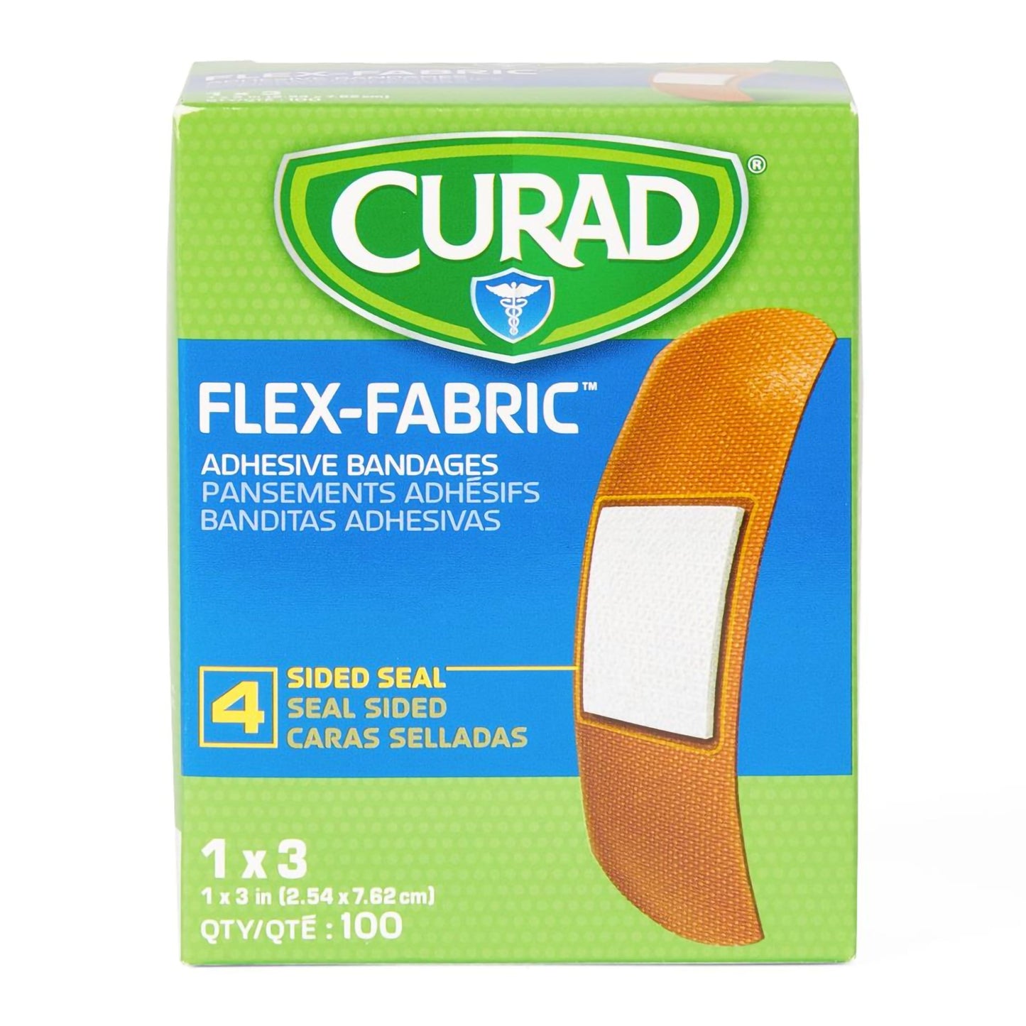 Comfort Cloth Tan Adhesive Strip, 1 x 3 Inch by Medline product image - view 3